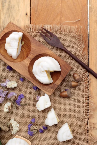 Mochi japonés postre empanadas soja de delicioso . — Foto de Stock