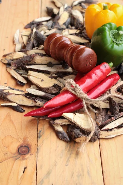 Süße Paprika frisch biologisch. — Stockfoto