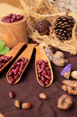 Yemek pişirmek için Kuru Barbunya.