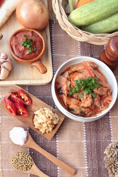Kimchi van Koreaans voedsel traditionele. — Stockfoto
