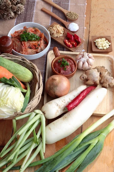 Kimchi koreanisches Essen traditionell. — Stockfoto
