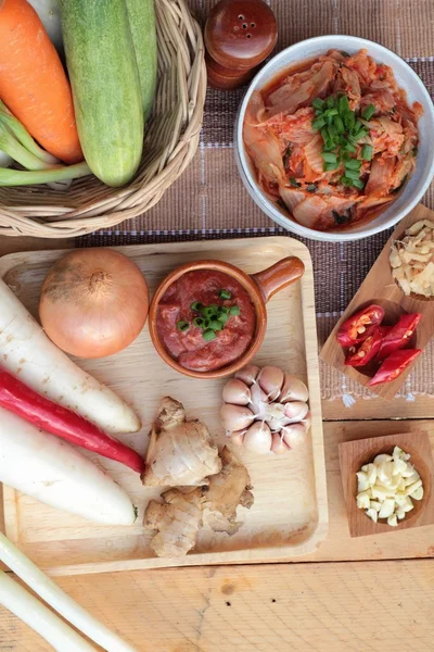 Kimchi koreanisches Essen traditionell. — Stockfoto