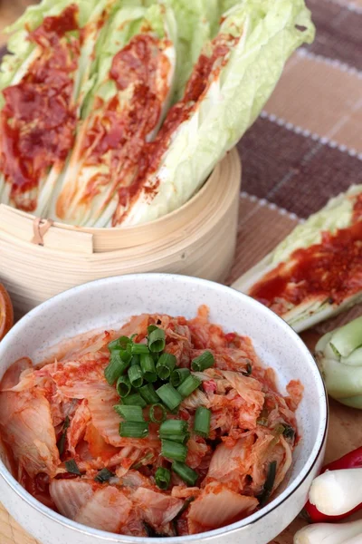 Kimchi de comida coreana tradicional . —  Fotos de Stock
