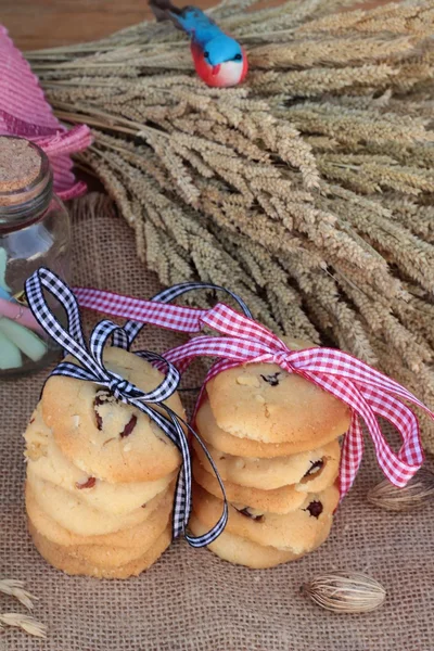 Biscoitos de chocolate de delicioso  . — Fotografia de Stock