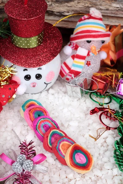 Festa dei regali e delle decorazioni natalizie giorno di Natale . — Foto Stock