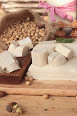 Tofu yemek ve soya tohumu için.