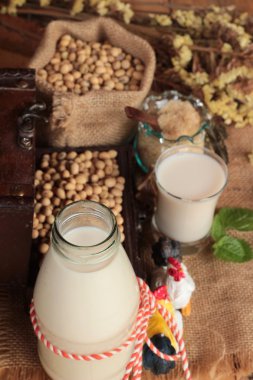 Soya sütü soya tohumu.