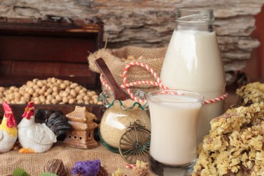 Soya sütü soya tohumu.