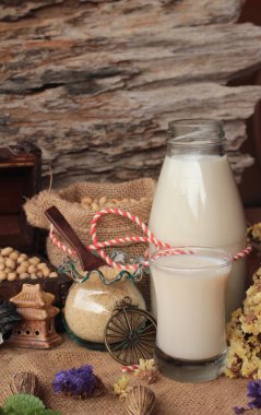 Soya sütü soya tohumu.