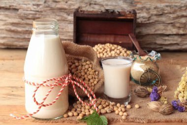 Soya sütü soya tohumu.