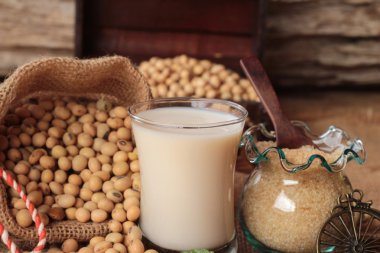 Soya sütü soya tohumu.