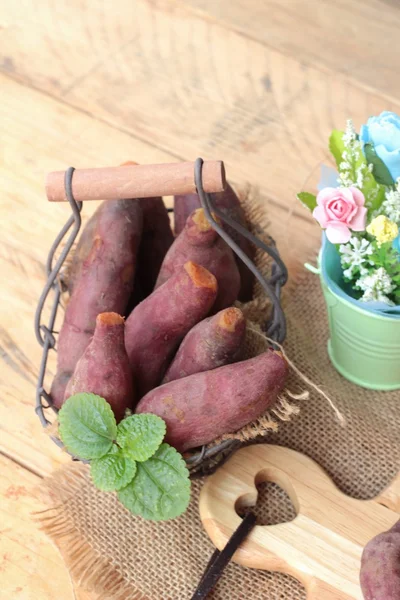 Batata doce fervida com de açúcar delicioso . — Fotografia de Stock