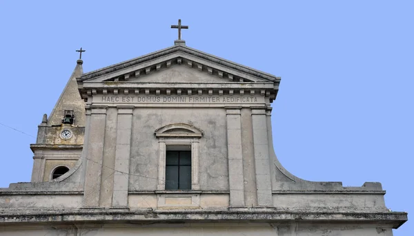 Материнская Церковь Посвященная Святым Филиппу Иакову Насо Сицилия Италия — стоковое фото