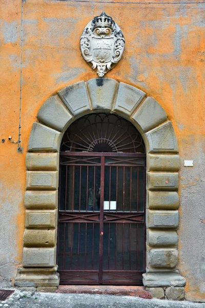 Historical Portals Naso Sicily Italy — Stock Photo, Image