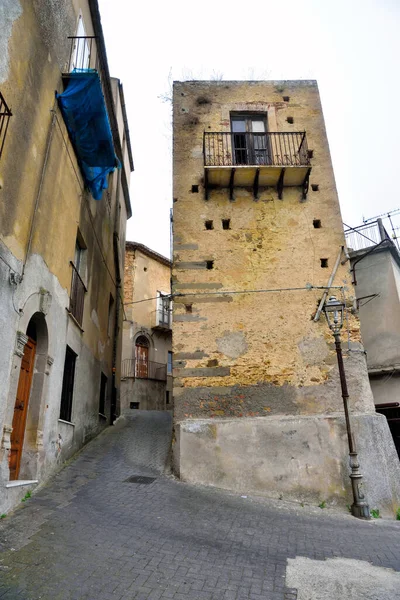 Antigua Ciudad Vieja Naso Sicilia Italia — Foto de Stock