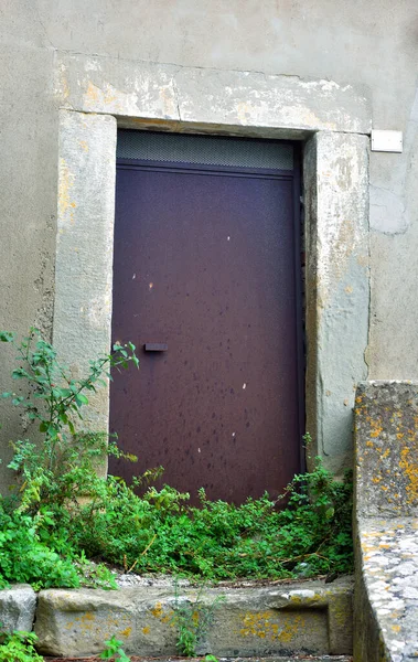 Porta Casa Naso Sicília Italia — Fotografia de Stock