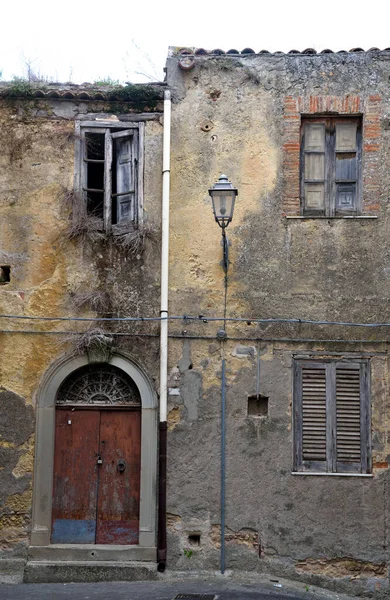 Historic Center Naso Its Ancient Houses Sicily Italy — Stock Photo, Image