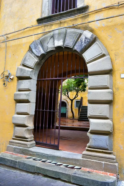 Historické Portály Naso Sicílii Itálie — Stock fotografie