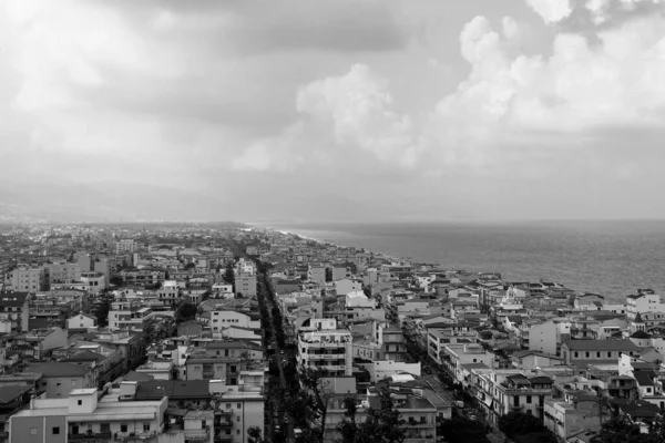 Panorama Town Capo Orlando Sicily Italy — Stock Photo, Image