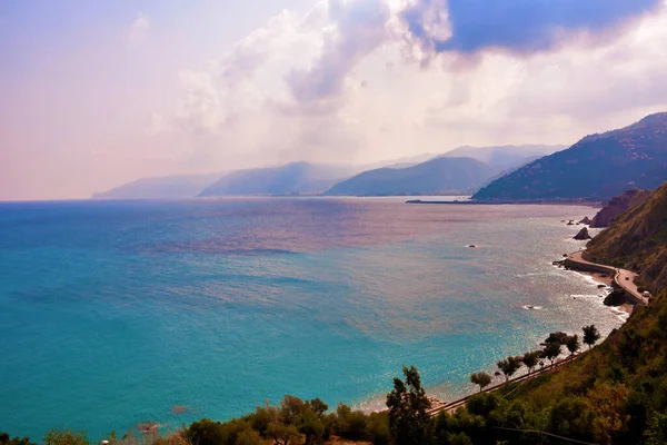 Costa Capo Orlando Sicilia Italia — Foto de Stock