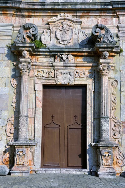 Portál Kostela Aracoeli San Marco Alunzio Sicílie — Stock fotografie