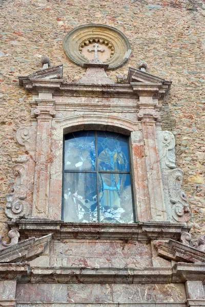 Architektonické Detaily Farnosti San Nicolo Bari San Marco Alunzio Sicily — Stock fotografie