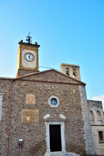 Gallego Château Église Addolorata Sant Agata Militello Sicile Italie — Photo