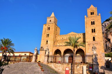 Dönüşüm Katedrali Sicilya Cefalu İtalya