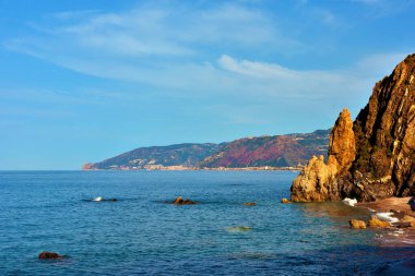Capo d 'Orlando Kayalıkları Sicilya İtalya
