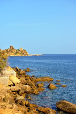 Cefal yakınlarında Sicilya İtalya