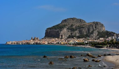 Cefalu Sicilya Panoraması