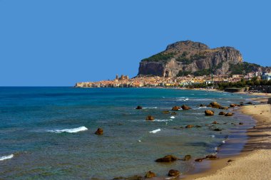 Cefalu Sicilya Panoraması