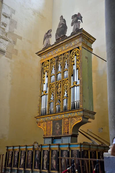 Interior Basílica Catedral Transfiguração Estilo Árabe Normando Bizantino Setembro 2020 — Fotografia de Stock