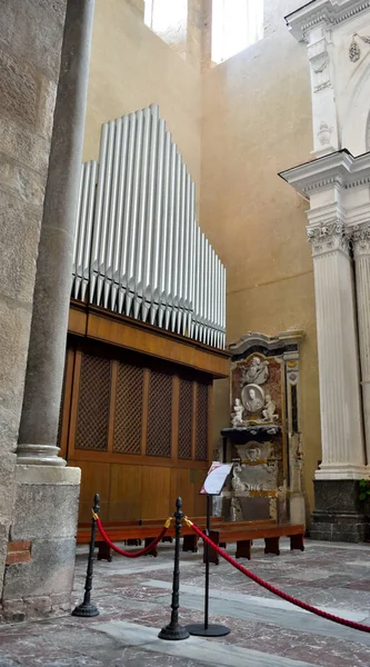 Interior Basílica Catedral Transfiguração Estilo Árabe Normando Bizantino Setembro 2020 — Fotografia de Stock