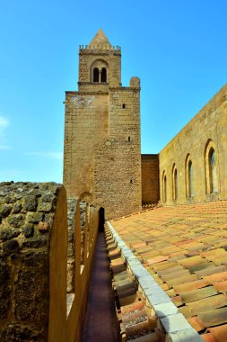 Başkalaşım Cefalu Sicilya İtalya 'nın Bazilika Katedrali