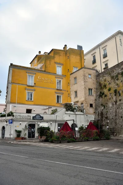 Centro Urbano Histórico Con Sus Hoteles27 Sep 2020 Gaeta Italia — Foto de Stock