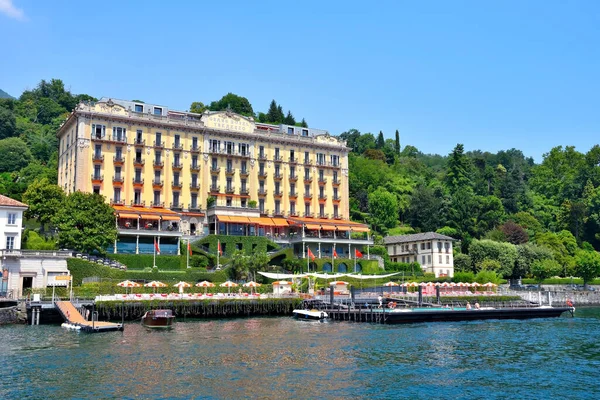 Hotel Lujo Cerca Villa Carlotta Lago Como Julio 2020 Tremezzo — Foto de Stock