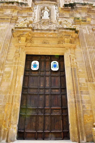 Bazilika Katedrális Agata Századi Gallipoli Olaszország — Stock Fotó