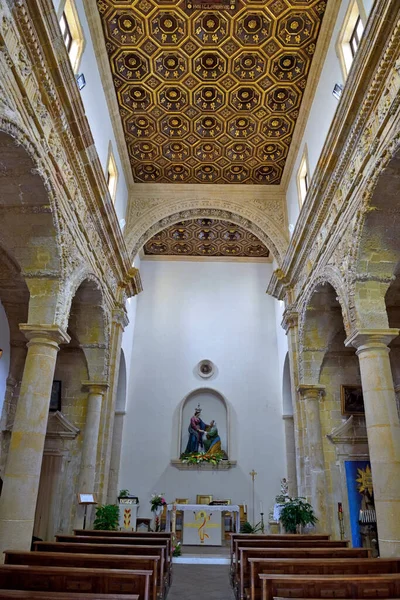 Sanctuary Santa Maria Del Canneto Barokk Stílusú Elkészült Század Közepén — Stock Fotó