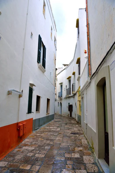 Historic Buildings Center Gallipoli Italy — Φωτογραφία Αρχείου