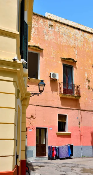 Historic Buildings Center Gallipoli Italy — Φωτογραφία Αρχείου