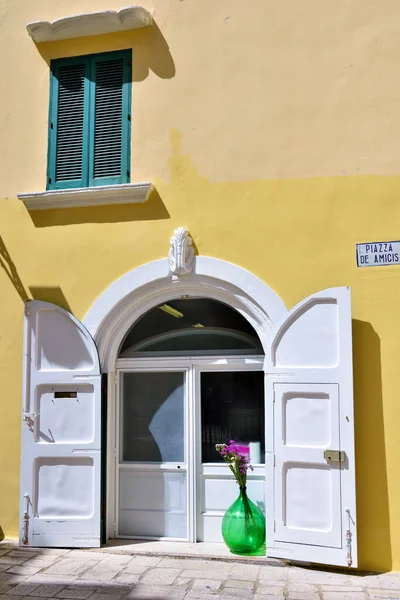 Restaurant Historic Center Gallipoli Italy — Φωτογραφία Αρχείου