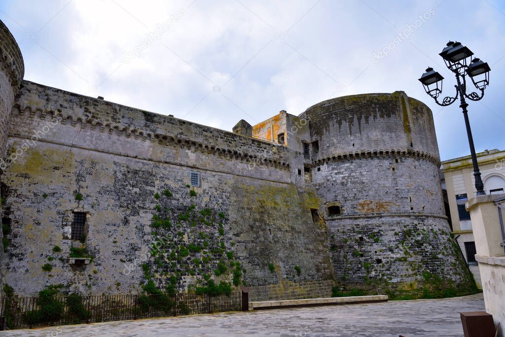 Angioino Aragonese castle of Gallipoli, Salento, Italy