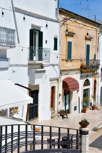 Glimp Van Ostuni Puglia Italië — Stockfoto