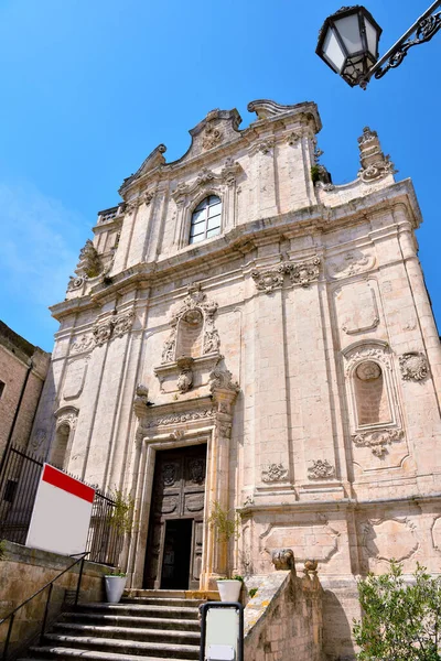 Iglesia San Vito Martire Ostuni Puglia Italia — Foto de Stock
