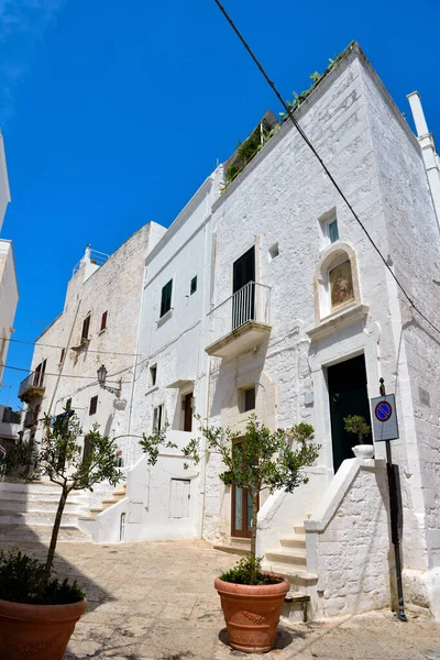 Blick Auf Ostuni Apulien Italien — Stockfoto