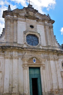 Santa Maria Katedrali Romanesk Barok tarzı nardo İtalya 'yı ele geçirdi.