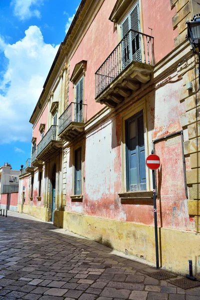 Χαρακτηριστικά Ιστορικά Κτίρια Nardo Salento Italy — Φωτογραφία Αρχείου