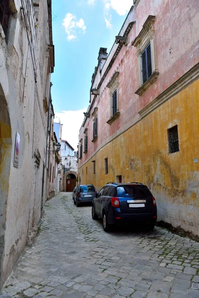 Charakterystyczne Historyczne Budynki Nardo Salento Ittaly — Zdjęcie stockowe