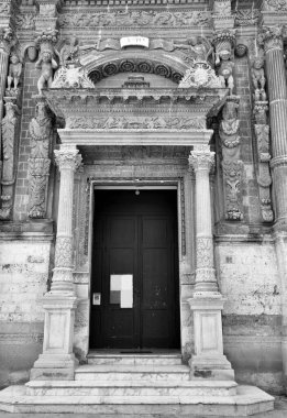 Kilise San Domenico Barok tarzı 1580 yapımı Nardo Salento İtalya.